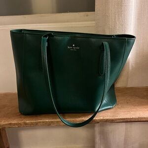 Kate Spade Green Leather Tote